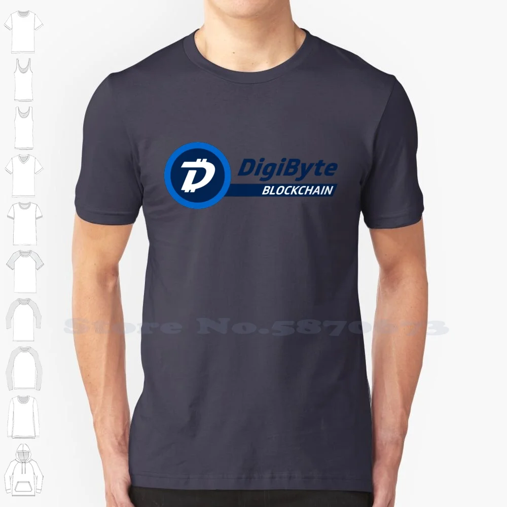 

Digibyte Classic Design Summer Funny T Shirt For Men Women Crypto Bitcoin Cryptocurrency Btc Ethereum Eth Ripple Dgb Digibyte