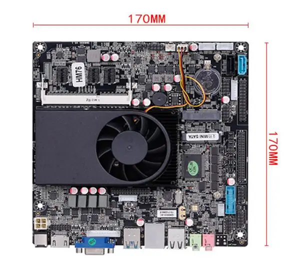 Новая Встраиваемая Промышленная материнская плата Mini-itx для процессоров Intel mini itx