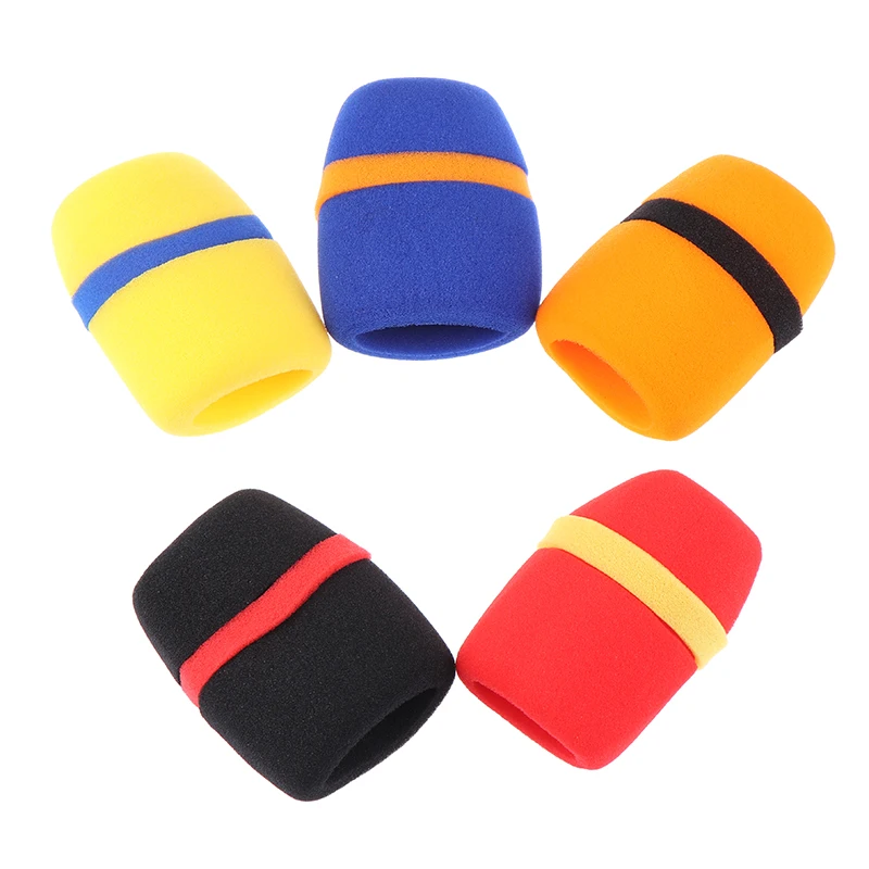 

5Pcs Microphone Sponge Foam Cover For Microphone Sponge Filter Wind Shield