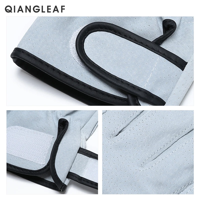 QIANGLEAF Промышленные Кожаные Рабочие механические перчатки для безопасности рук