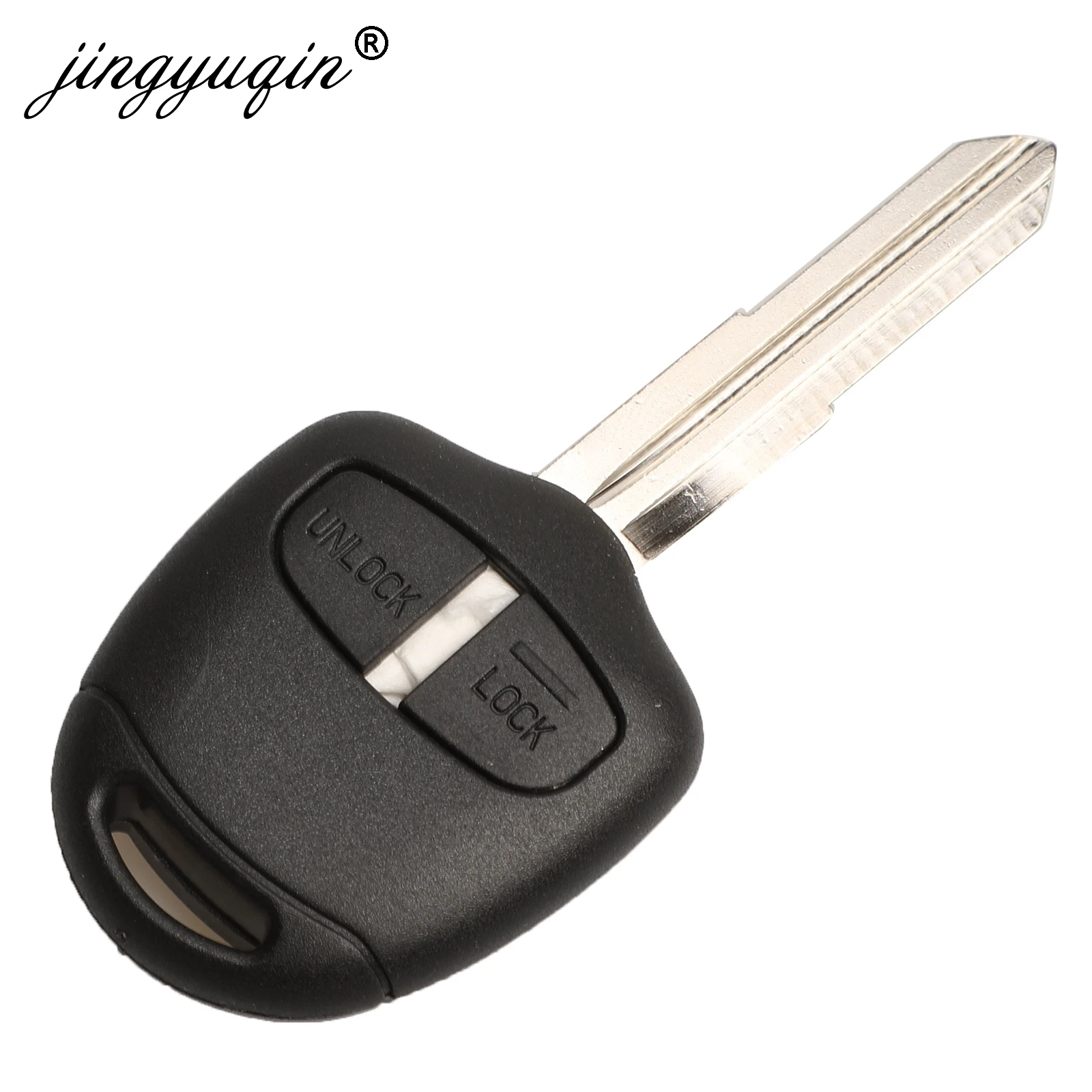 Jingyuqin 2/3 кнопки чехол для дистанционного ключа от машины для Mitsubishi Lancer EX Evolution Grandis Outlander ключ оболочки MIT8/MIT11 лезвие