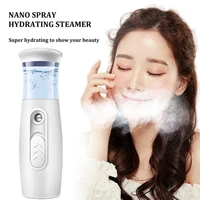 2 color portable summer skin care women ultrasonic usb heavy fog nano hydrating instrument humidifier