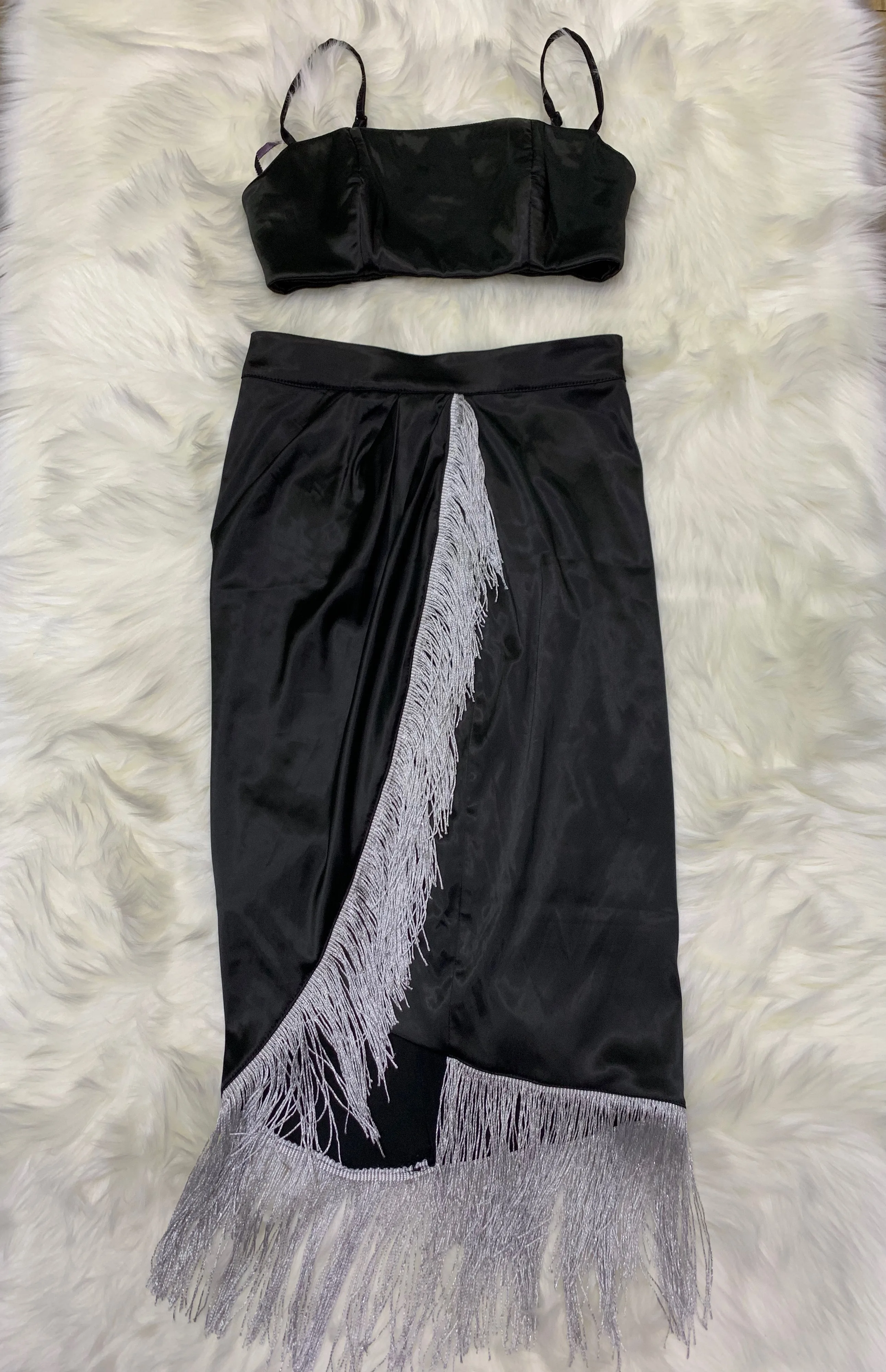 

2020 New Women black strapless two piece set sleeveless Dress Bodycon Cut Out Sexy Celebrity evening Party Bandage Dresses