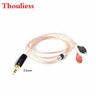 Thouliess HIFI ручной работы сменный аудио кабель шнуры для наушников Sennheise HD600 HD650 HD525 HD545 HD565 HD580 наушники