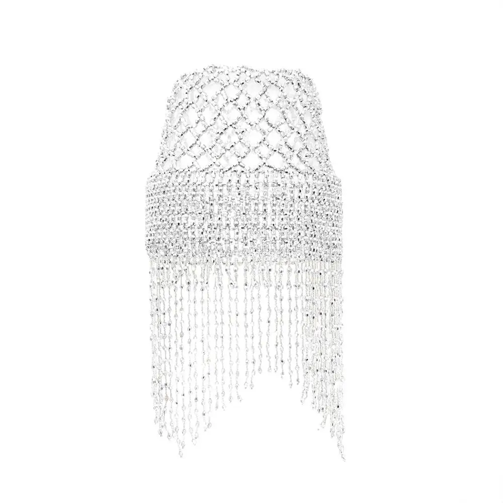 Богемная бисерная кисточка головной убор для танца живота голова Кепка шапка