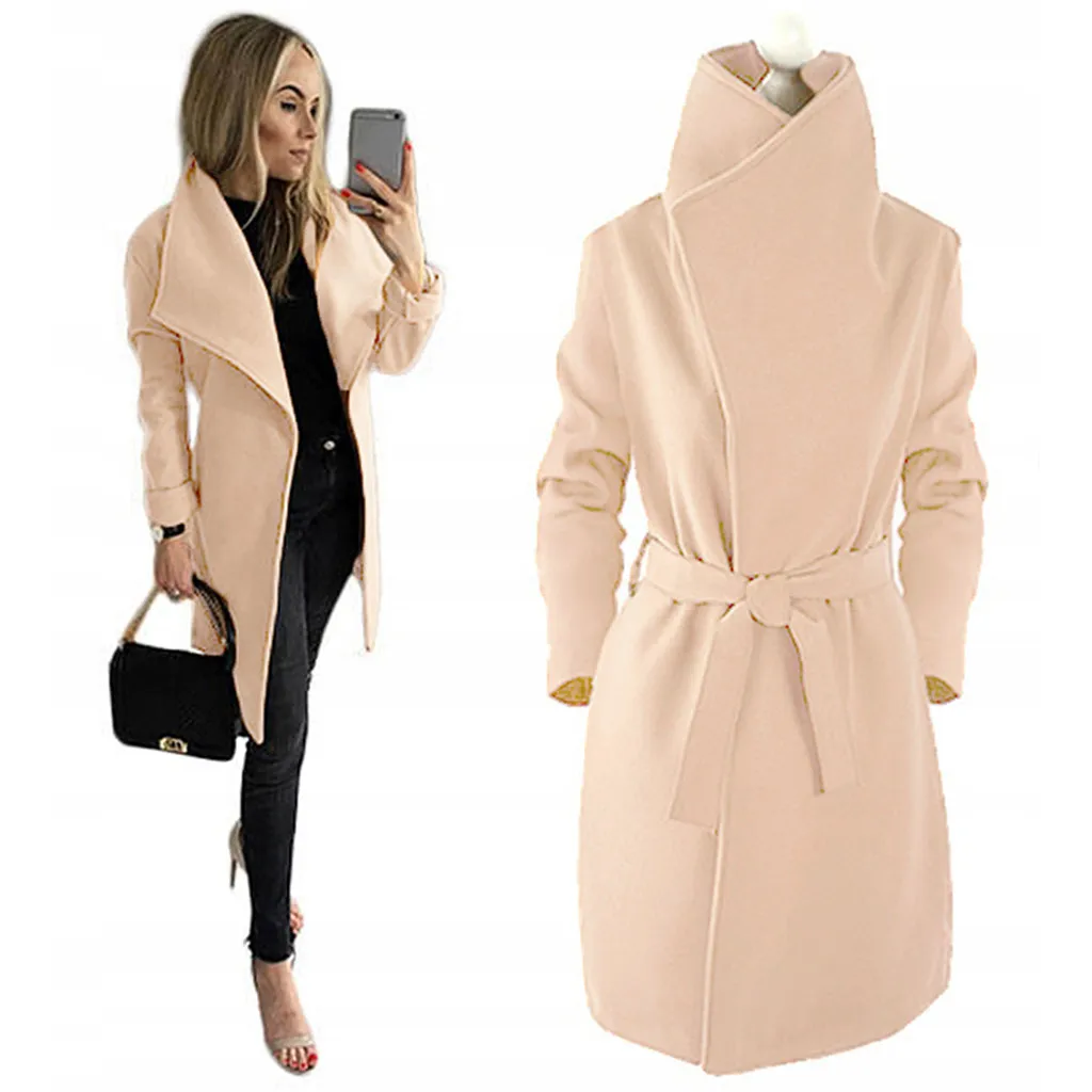 Женская зимняя парка с длинным рукавом и высоким воротником Новая повседневная