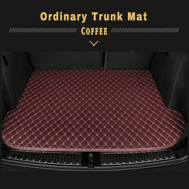 

For Ford Taurus 2018 2017 2016 2015 Car Boot Mat Rear Trunk Cargo Liner Car Trunk Mat Decoration Mats Truck Decorative