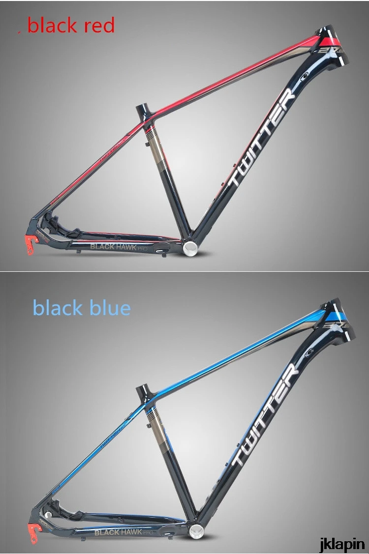 Черный Hawk Pro MTB горный велосипед рама из алюминиевого сплава XC внедорожная УФ наклейка 27,5/29 дюймов велосипедная Рама