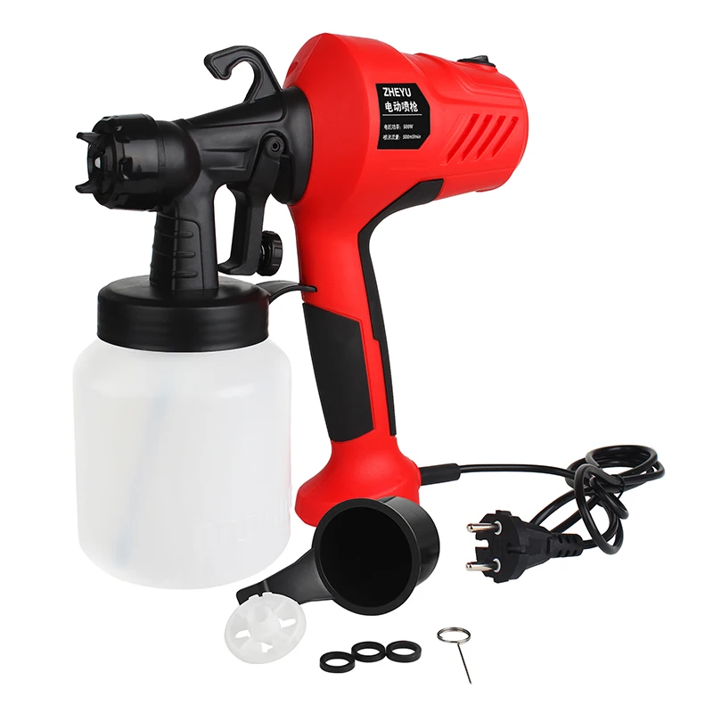 

VALIANTOIN Spray Gun, 220V High Power Home Electric Paint Sprayer, 3 Nozzle Easy Spraying and Clean Perfect for Beginner