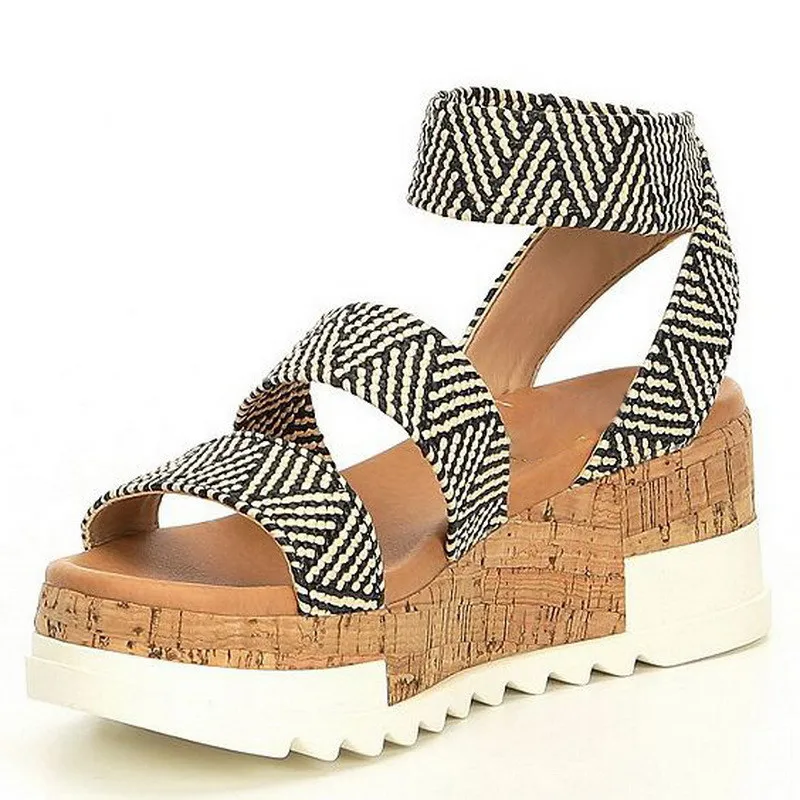 

Summer Wedges Heel Sandals Fashion Open Toe Platform Women Sandals Shoes Plus Size Pumps 2020 Femme Platform Sandals