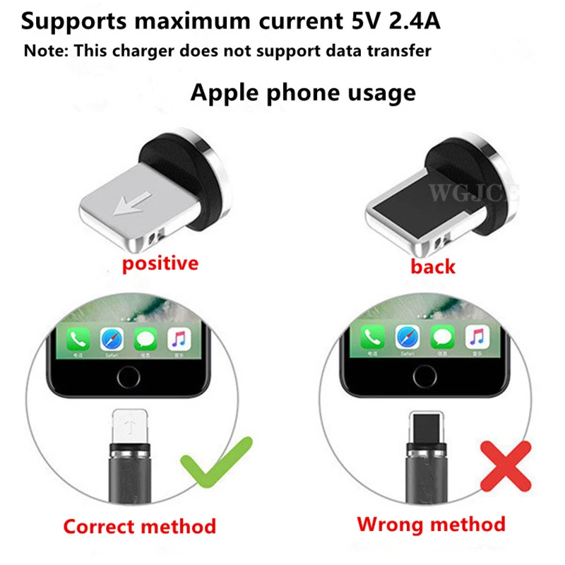 Магнитный кабель USB для быстрой зарядки кабель usb type C Магнитный кабель для зарядки данных Micro USB кабель для мобильного телефона USB шнур