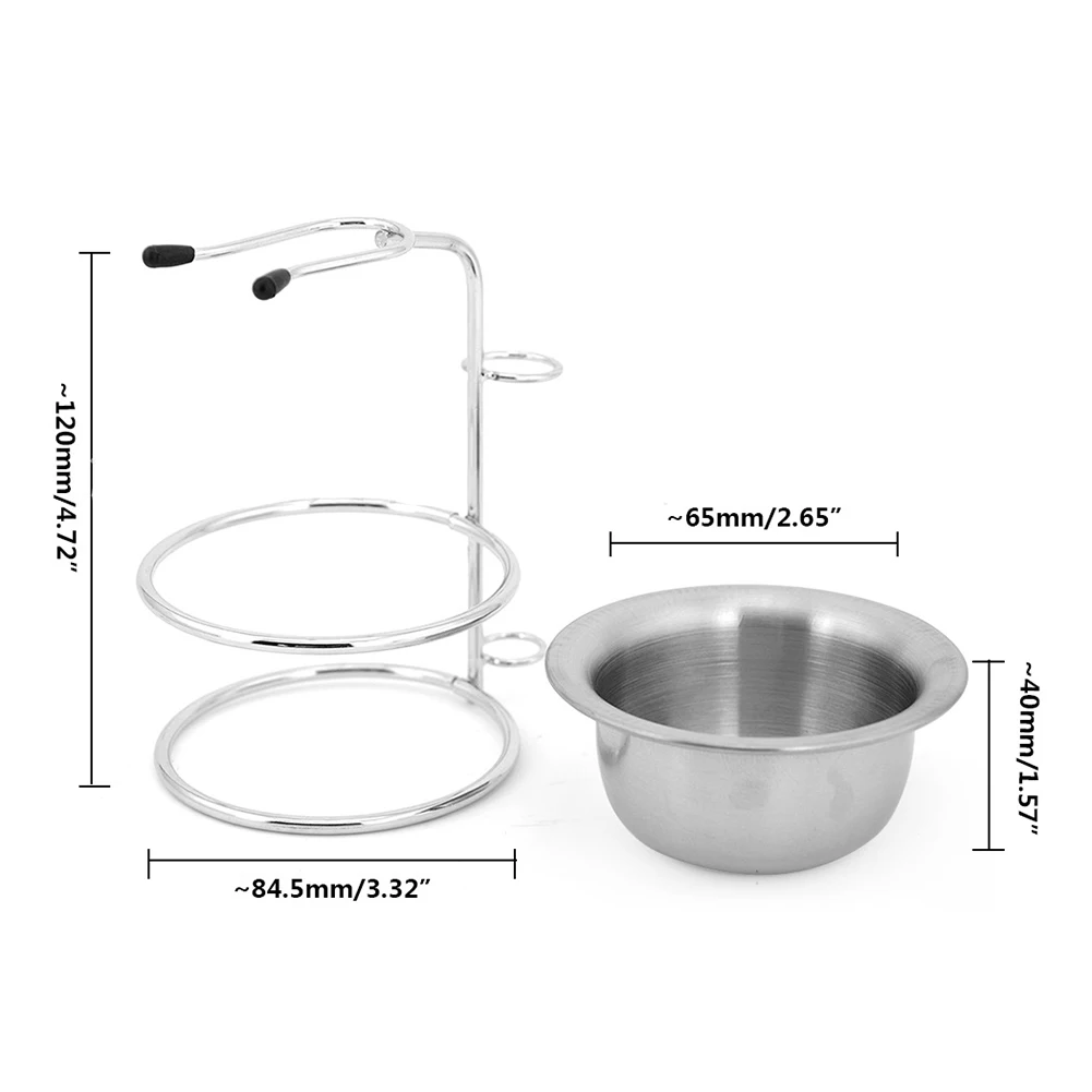 Набор для бритья мужчин 2 в 1 держатель чаша сухого и влажного Подарочная щетка