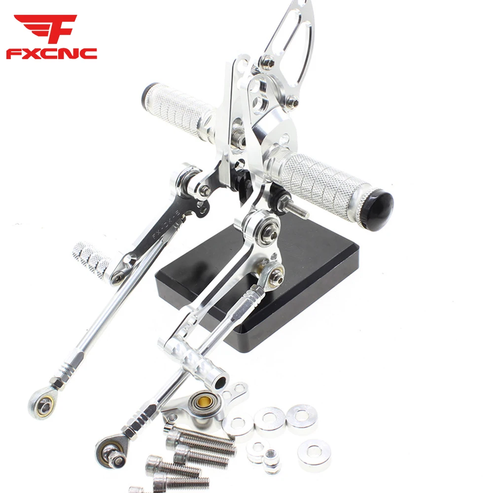 For Ducati Streetfighter 848 1100 Adjustable Aluminum Motorcycle Rearset Footrest Footpeg Pedal Motor Rear Set Foot Peg | Автомобили и