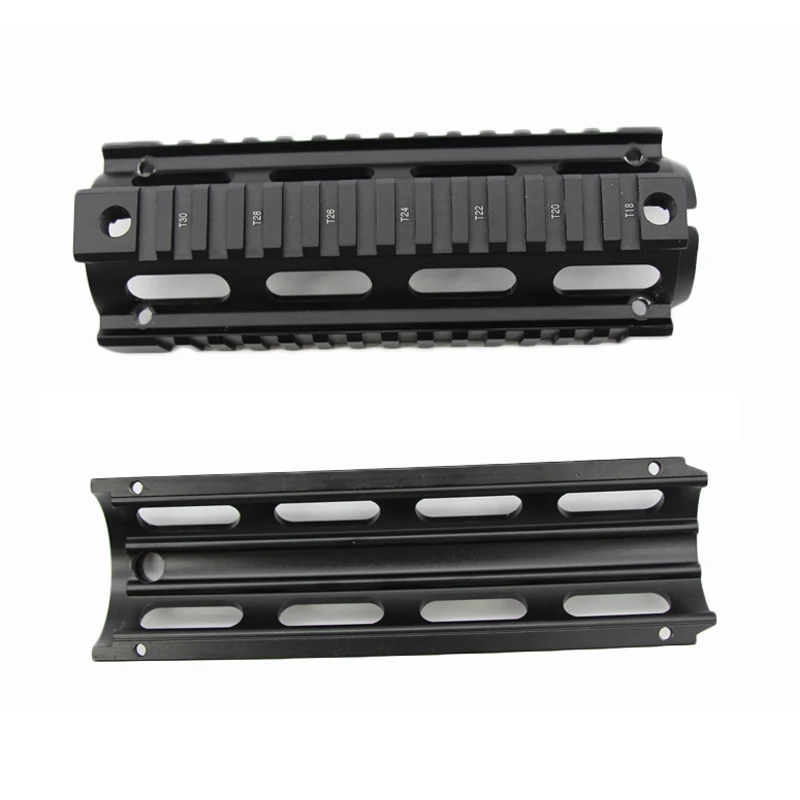 6 7 inc тактическая охотничья AR 15 рукоятка M4 винтовка карабин рис Quad Rail 2 шт. съемка