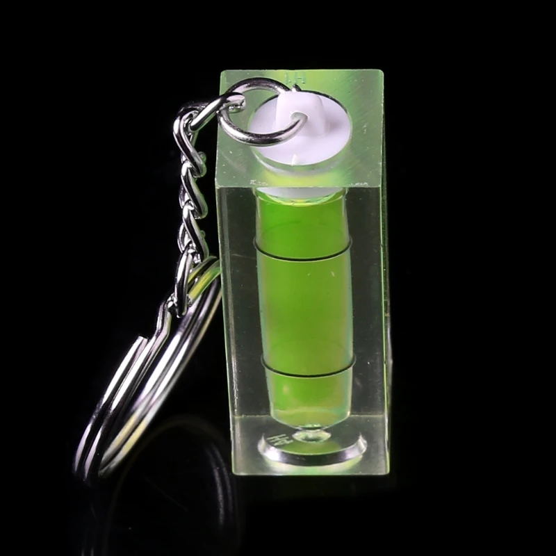 Mini Square Spirit Level Key Ring Chain Tool Gadget Fr Photo Wall Hanging TV | Инструменты