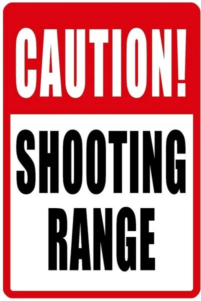 

Warning Vintage New Poster Caution Caution Shooting Range Danger Metal Tin Sign 8x12 Inch Retro Home Cafe