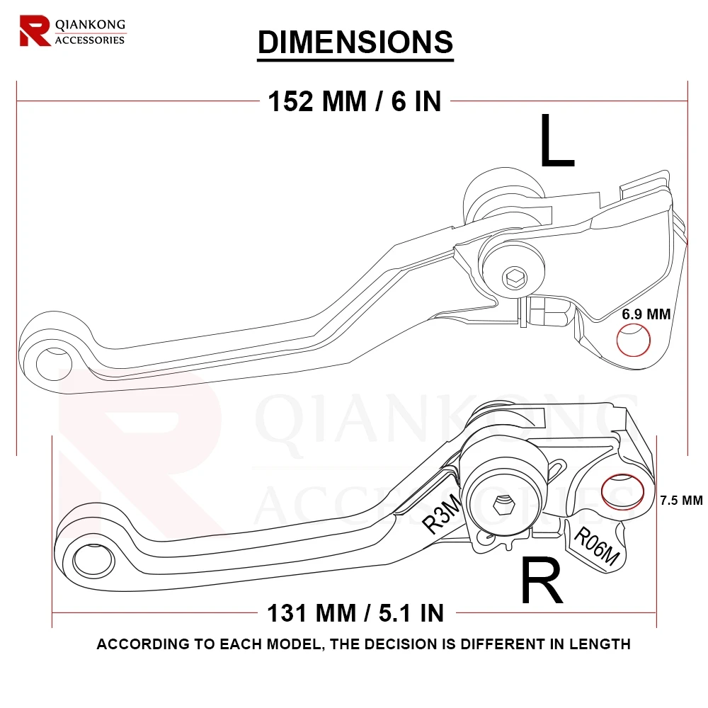 CRF 150 260 250 450 F R X RX тормозной рычаг сцепления поворотный для Honda CRF150R/F CRF230F CRF250R/X CRF450R