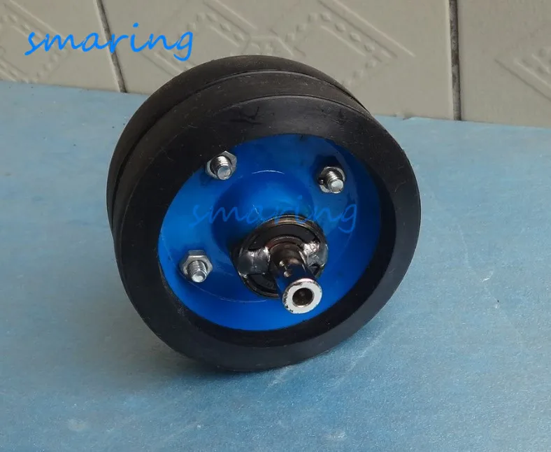 Резиновое колесо 100 мм нескользящая большая Лапка подъем по лестнице