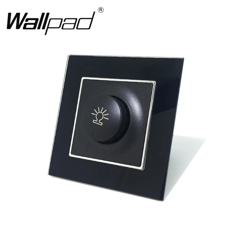 ЕС светильник Диммер 600 Вт с одной главной балкой крючком Wallpad 110-250v черного цвета