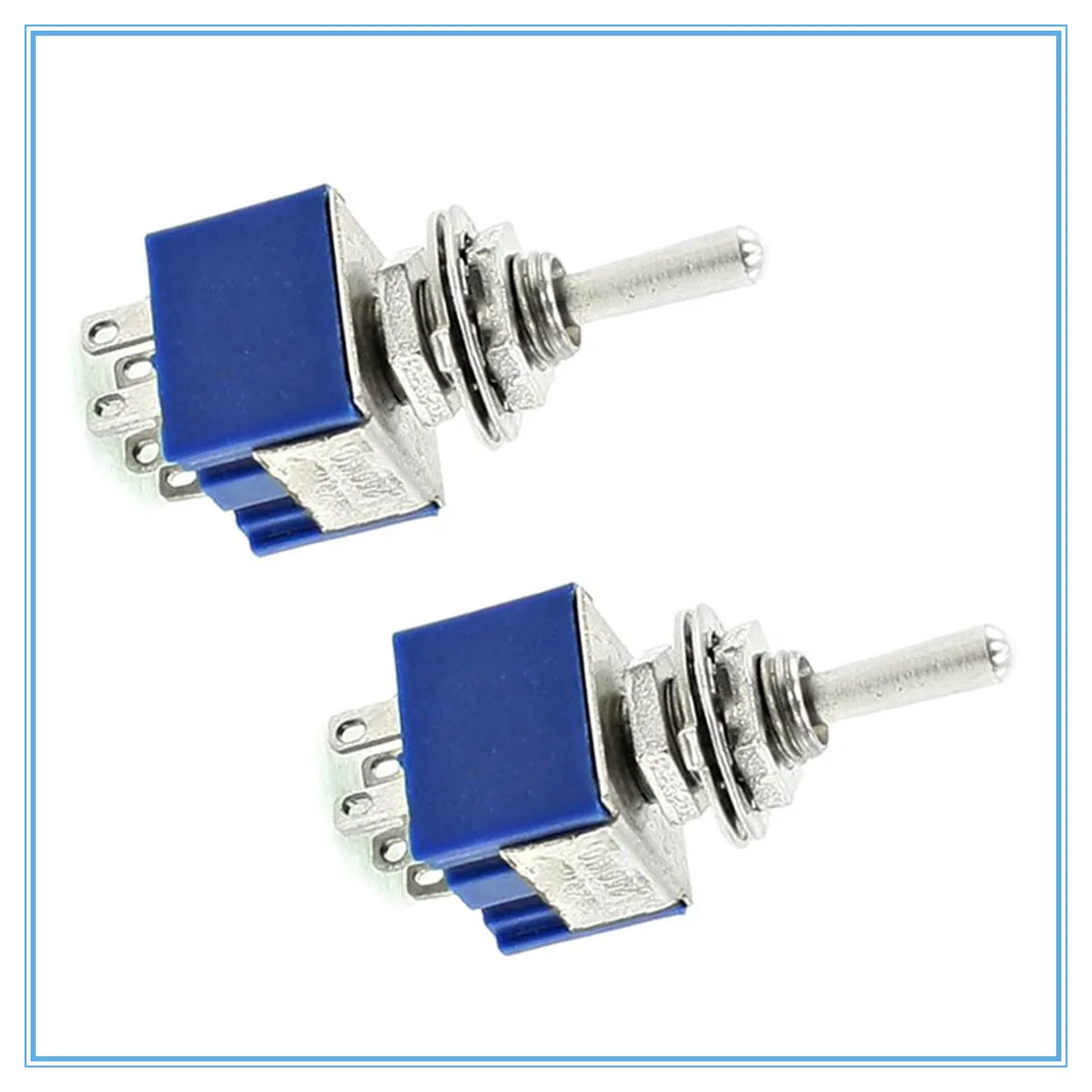 5 шт. 6-контактный двухполюсный переключатель ON-OFF-ON 6A 125V AC | Обустройство дома