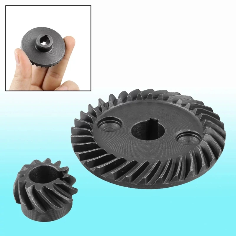 

Brand New Angle Sanding Equipment Metal Spiral Bevel Gear Set for 9523 Angle Sander Angle Grinder