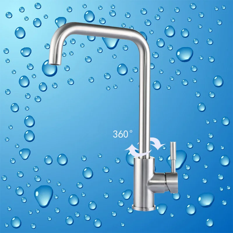 Сварной кухонный кран 110 мм с основным корпусом Поворотный смеситель из