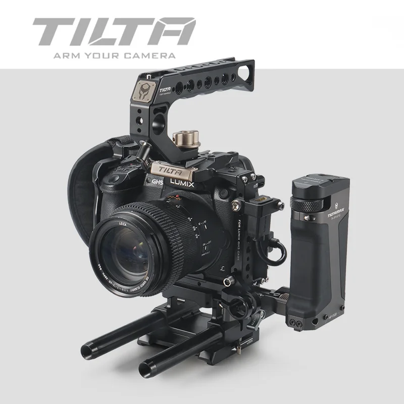 Аксессуары TILTA для PANASONIC Lumix GH5 GH5S клетка с верхней ручкой комплект стоп-кабеля