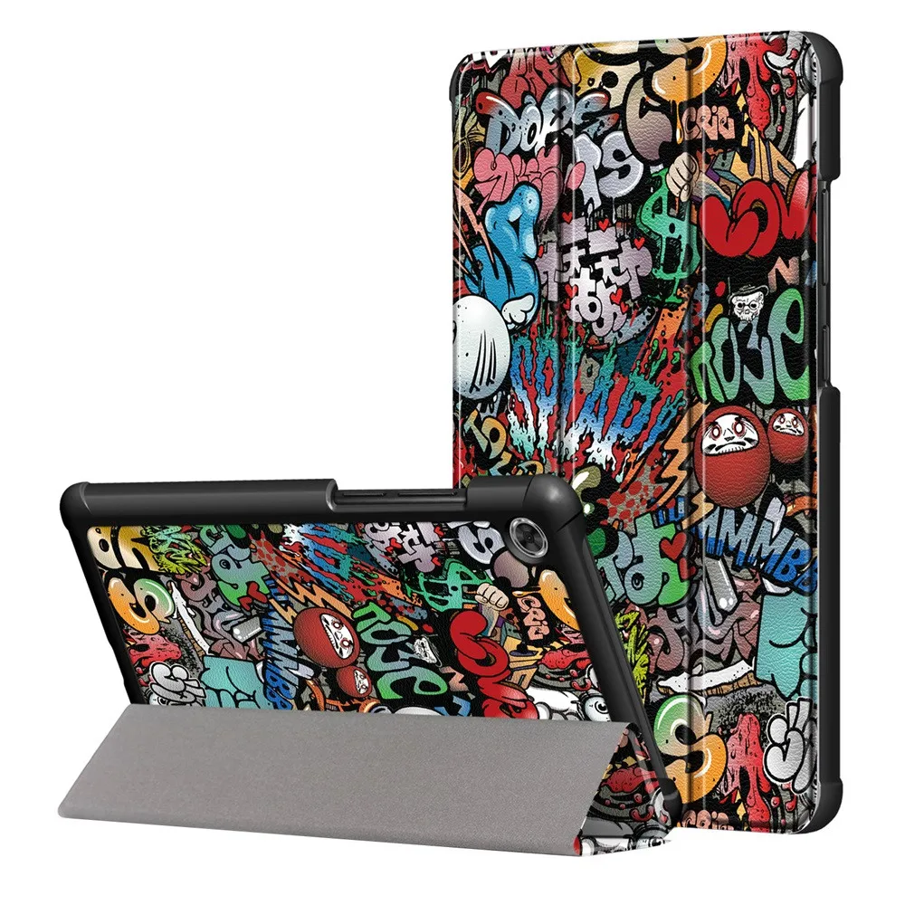 Ouhaobin чехол для Lenovo Tab M7 TB-7305F 7.0in планшета умный PU + кожаный с подставкой Аксессуары