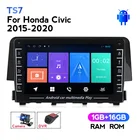 Автомобильный радиоприемник 2din IPS экран Android стерео плеер для HONDA CIVIC 2016 2017 2018 2019 2020 Автомобильный мультимедийный GPS-навигатор