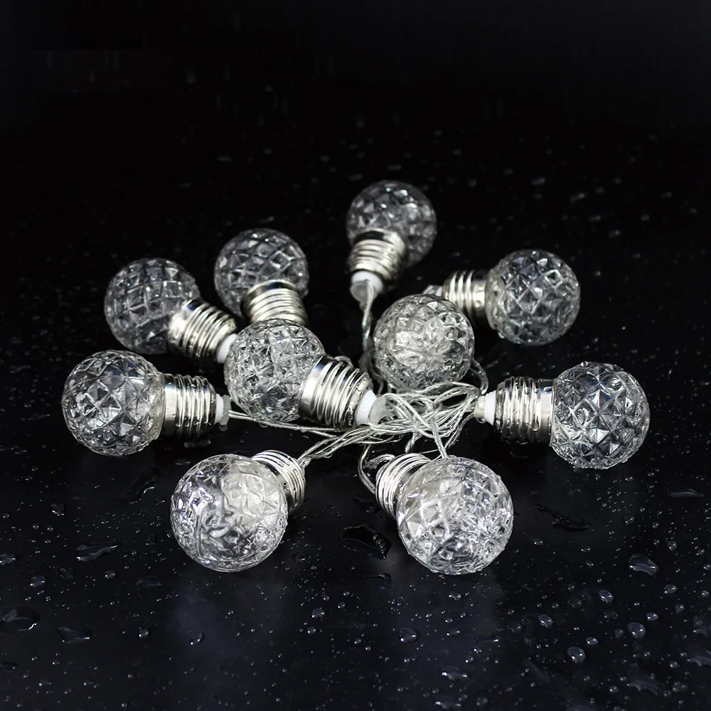 Светодиодная гирлянда на солнечной батарее 6 м 20 светодиодов уличная