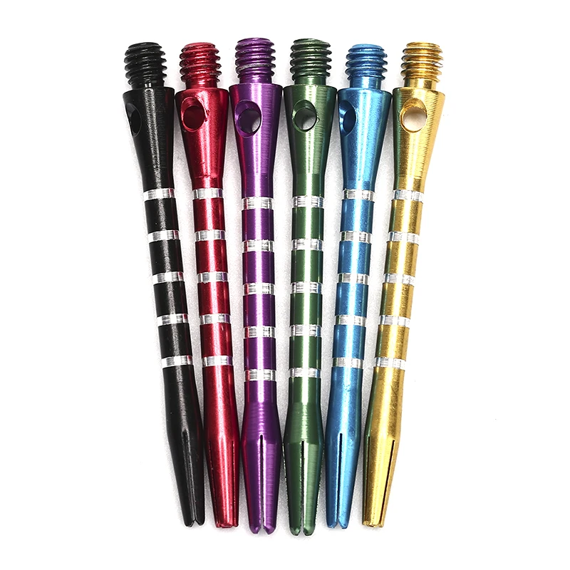 

10pcs/lot Aluminum Darts Shafts Medium Harrows Dart Stems Throwing Length 53mm 6 Colors Dart Stems Throwing Toy