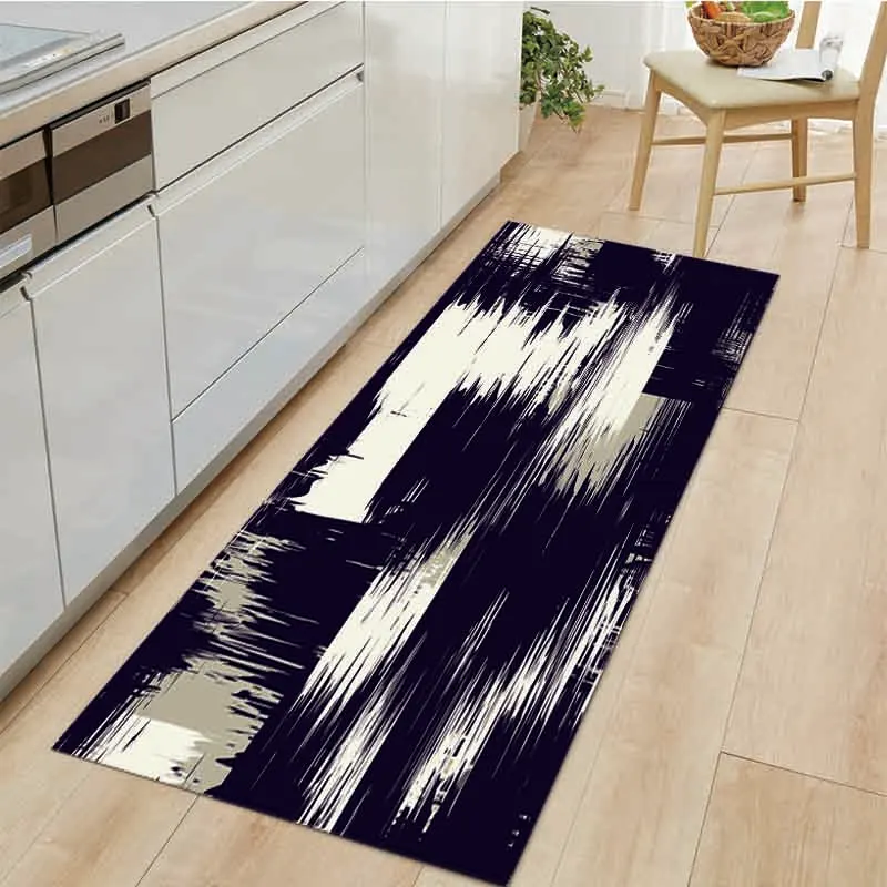 Домашний Противоскользящий кухонный коврик современный ковер для ванной