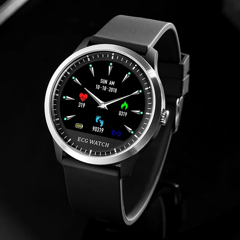 LIGE ECG PPG Смарт-часы монитор сердечного ритма кровяное давление smartwatch ecg дисплей сна фитнес-трекер Smartwatch Android IOS