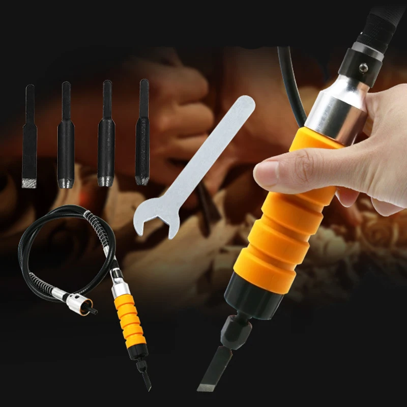 Деревообработка резьба по дереву долото электрическая гравировальная стамеска