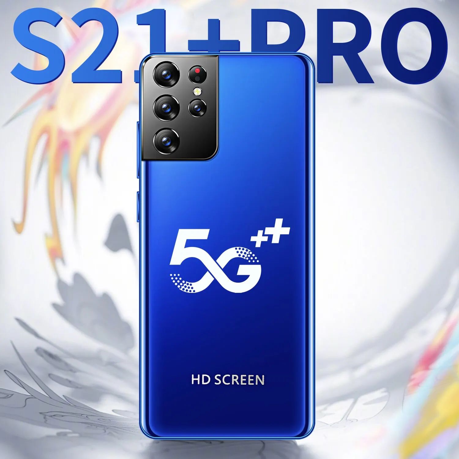 

S21+pro 6.0 Inch Smart Phone Andriod 16+32mp 6800mah 12+256gb Face Fingerprint Id Mtk6889 Double Sim+micro SD Cell Phone