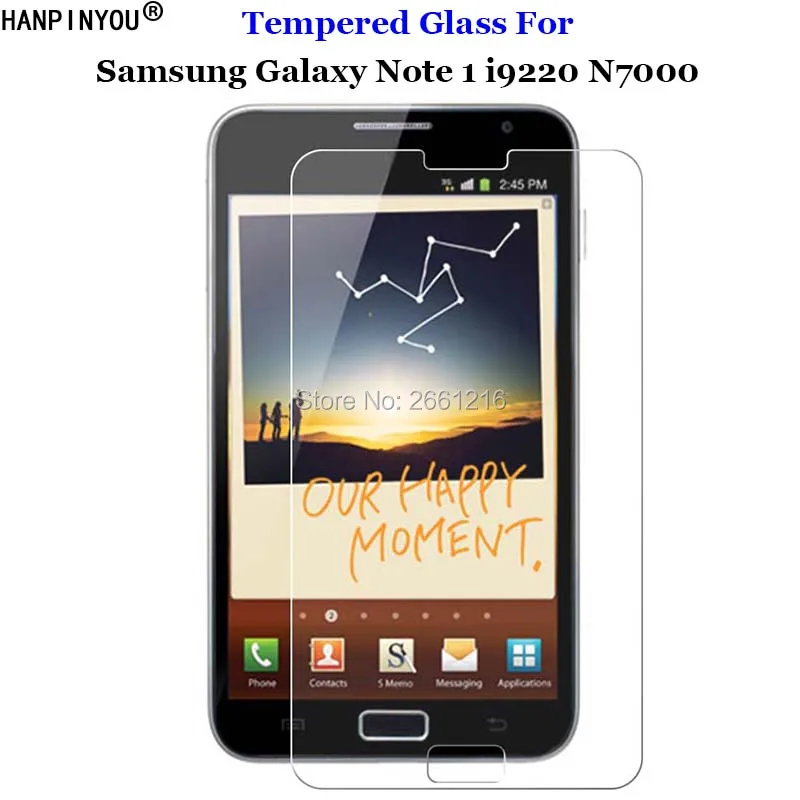 Note 1 закаленное стекло 9H 2.5D Премиум Защитная пленка для экрана Samsung Galaxy I i9220 N7000 i9228