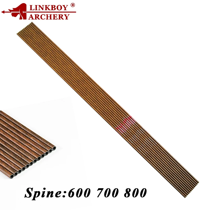 Стрельба из лука Linkboy 12 шт стрелы углеродного волокна 1 75 дюйма лопасти 80 г точки id4