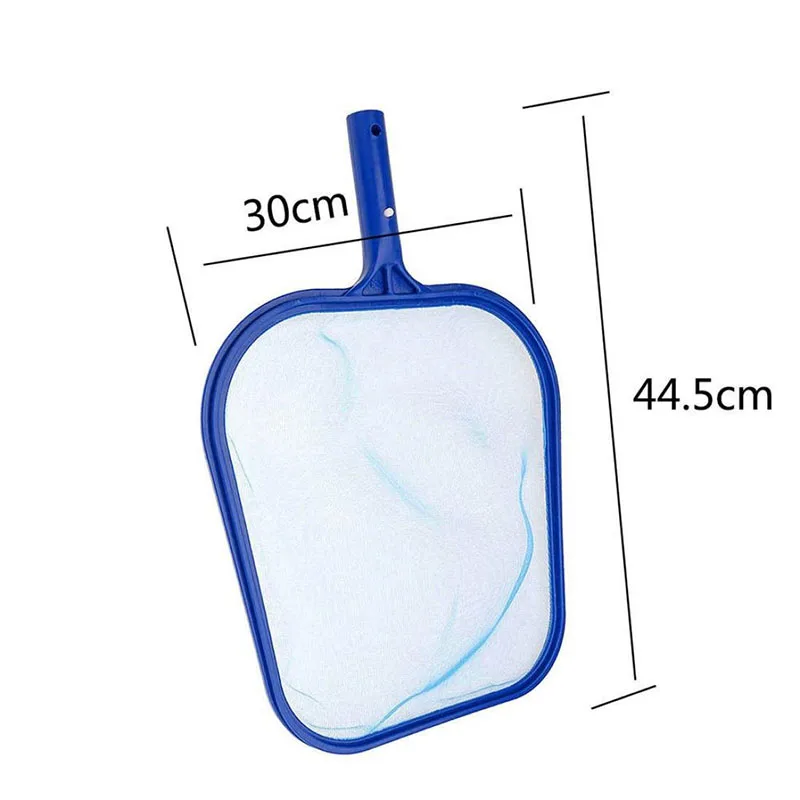 

1pc Skimmer Pool Leaf Leaves Rake Mesh Frame Net Skimmer Plastic Cleaner Blue Plastic Spa Clean Swimming Pool Tools Accessories