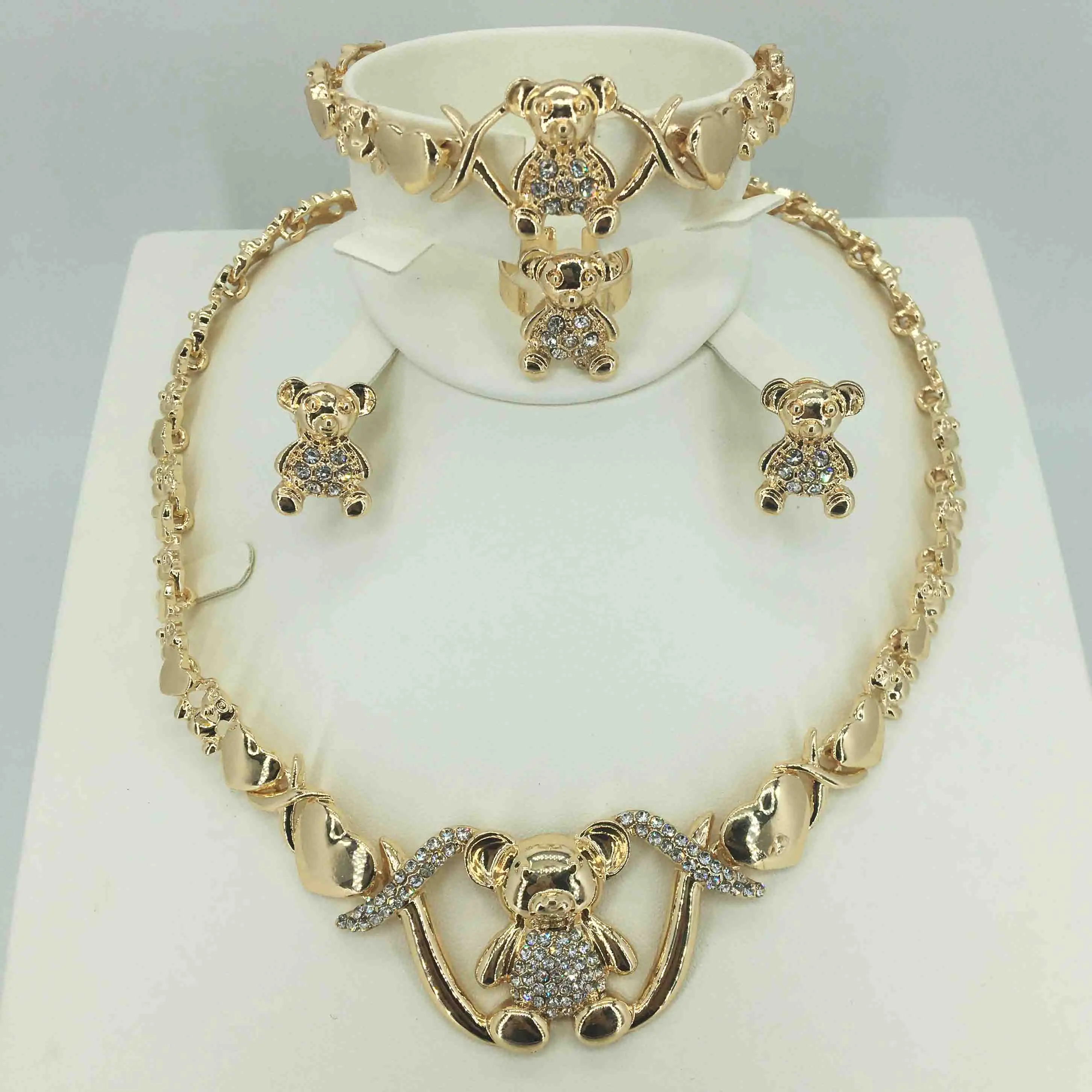 Нигерийская Мода Ювелирные наборы для женщин свадебный цветок африканские бусы