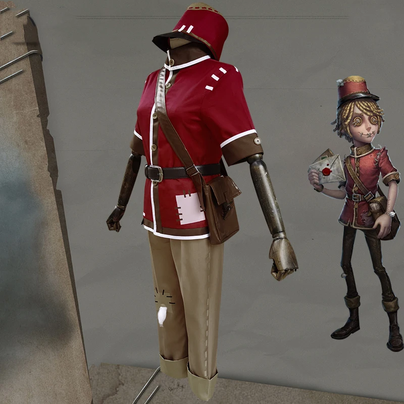 

Game Identity V Cosplay Costumes Postman Victor Grantz Cosplay Costume Survivor Original Skin Uniform Suits Clothe Wig and shoes