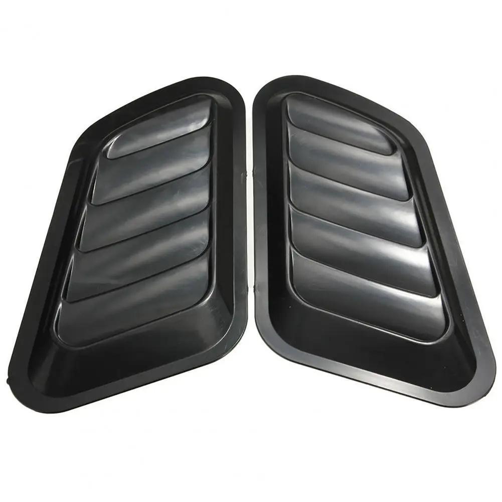 

1Pair Car Decorative Air Flow Intake Scoop Turbo Bonnet Vent Cover Hood Fender car accessories наклейки на авто Stickers