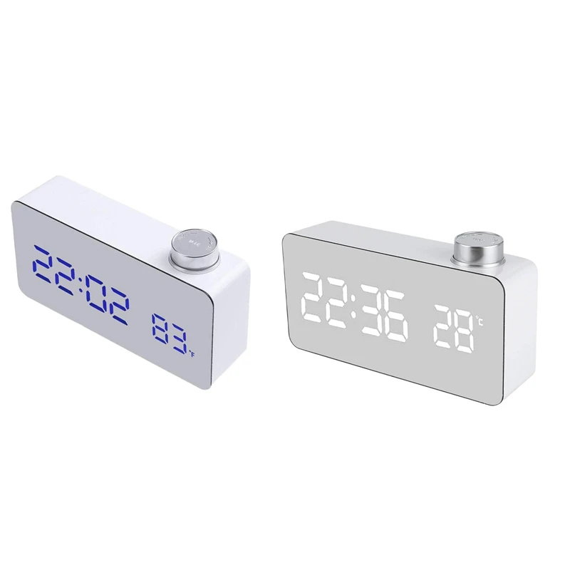 Цифровые часы-будильник USB Батарея Электрический светодиодный часы 12/24 часа в