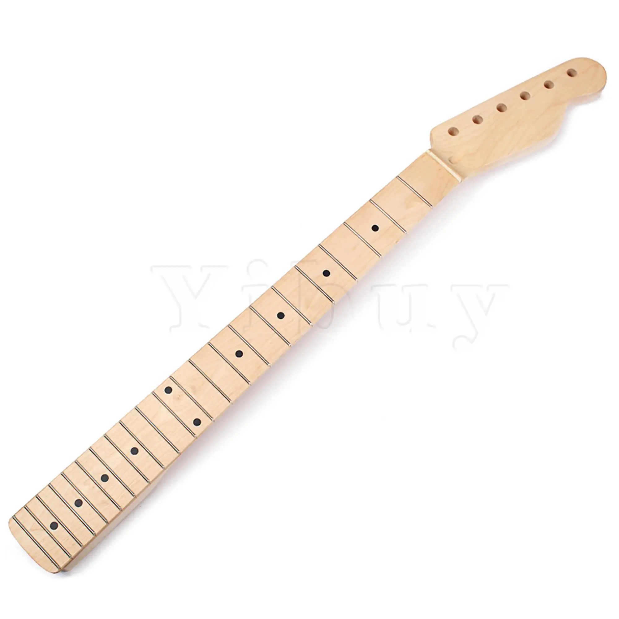 

Yibuy Electric Guitar Neck Right Hand Neck for Guitars Replace 22 Frets