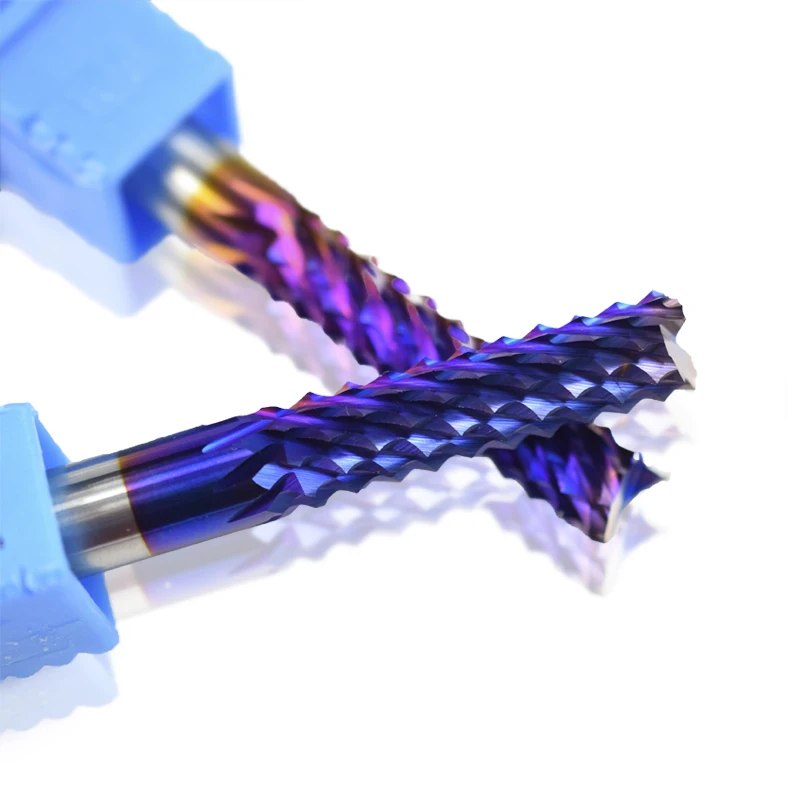 Фреза-кукуруза фрезерная печатная плата нано-синее покрытие головка с ЧПУ