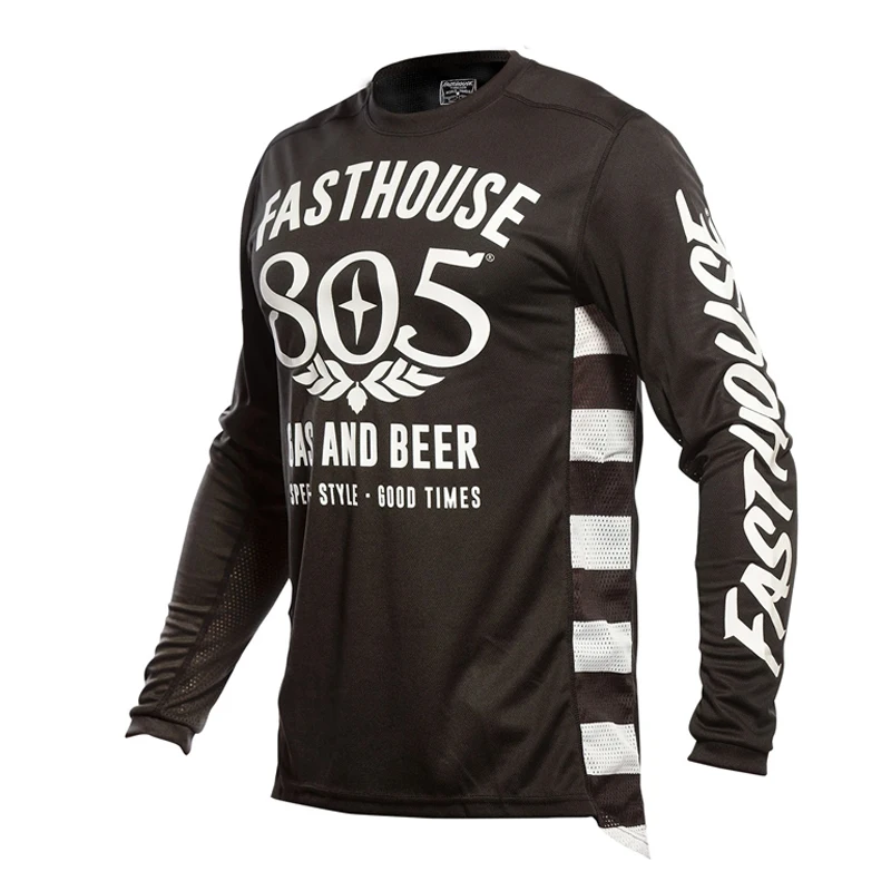 

Fasthouse Motocross Jersey Man DH MX MTB Mountain Downhill Bike Long Sleeve Cycling Jersey Breathable Race Team Shirts