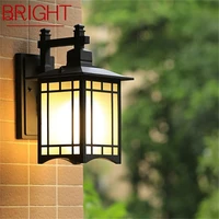 bright outdoor wall sconces lamp classical retro light led waterproof decorative for home aisle
