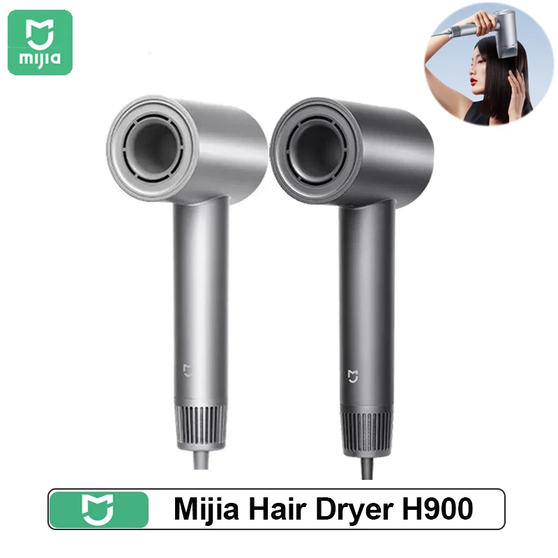 

Xiaomi Mijia Ionic Hair Dryer H900 Negative Ion Smart Fast Hair Drying Machine With Diffuser Stand Holder Portable Hair Dryer