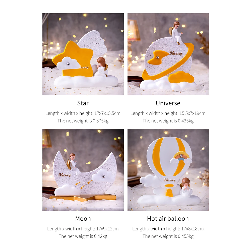 

Cartoon Music Box Star Angle Ornaments Living Room Decoration Children's Bedroom Decoration Birthday Gifts Figurine Fairy Garden