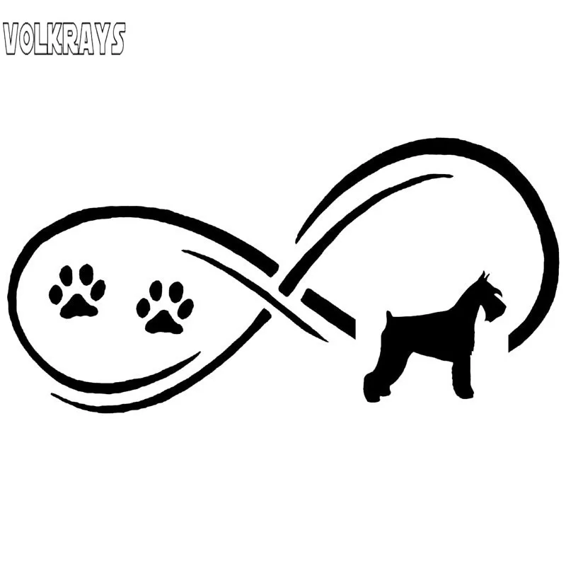 Модная Автомобильная наклейка Volkrays аксессуары с принтом собачьих лап