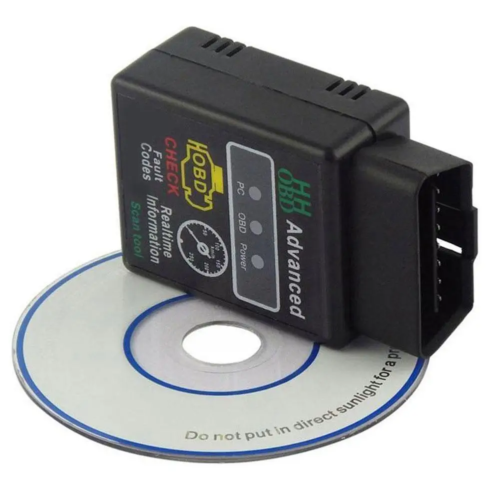 Диагностический инструмент Hhobd Elm327 V2.1 V1.5 Bluetooth Супер Мини Elm 327 Obd2 Can-bus сканер Hh Obd